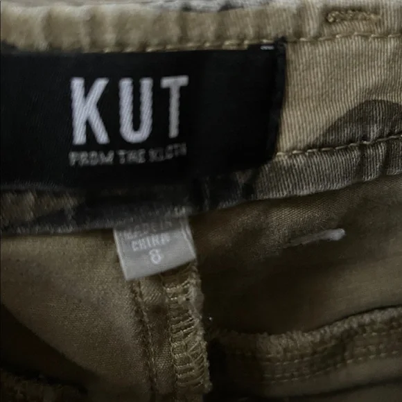 Kut from the Kloth Green Camo Barrel Pants - Picture 2 of 4